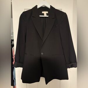 H&M Classic Black Blazer size 6